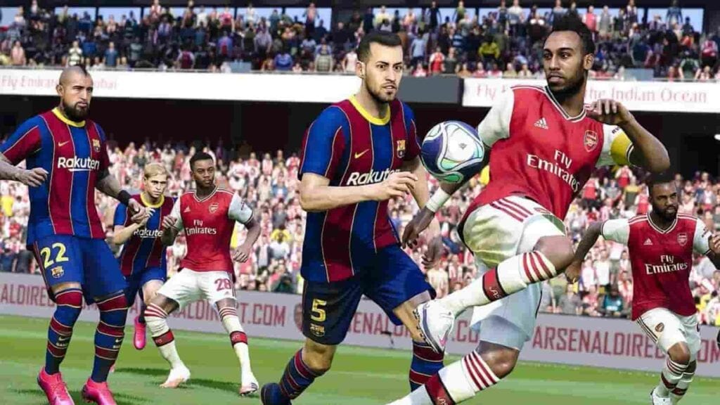 PES gameplay