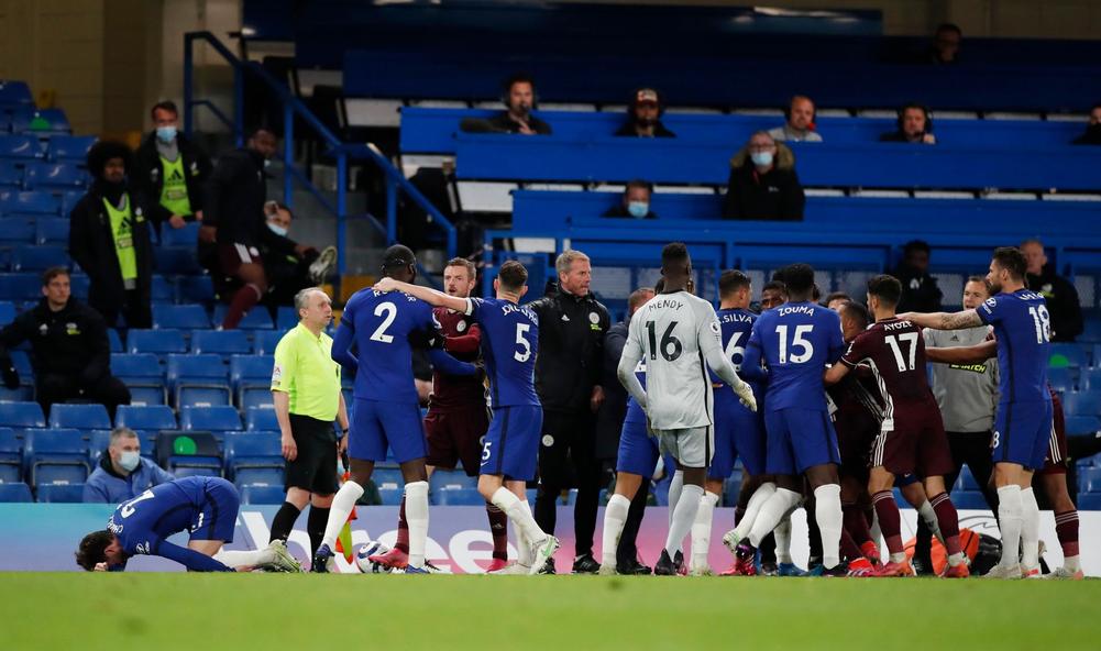 Chelsea and Leicester City fined lightly by FA over the  Stamford Bridge skirmish