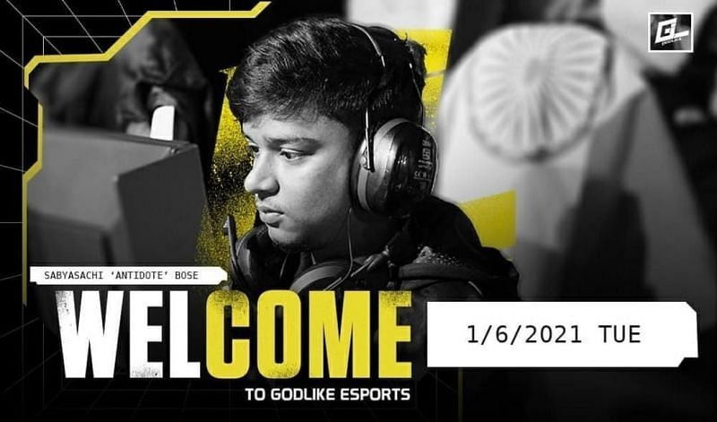 Antidote joins GodLike Esports Valorant Roaster 2 Antidote joins GodLike Esports