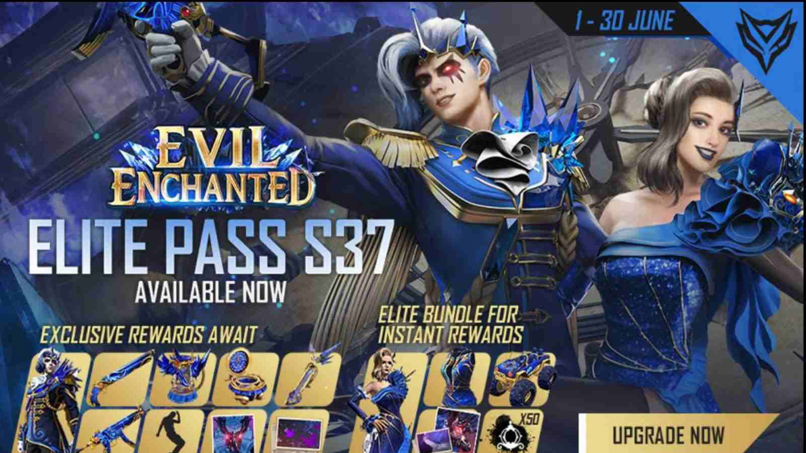 Free Fire Evil Enchanted Elite Pass for June 2021: All you need to know