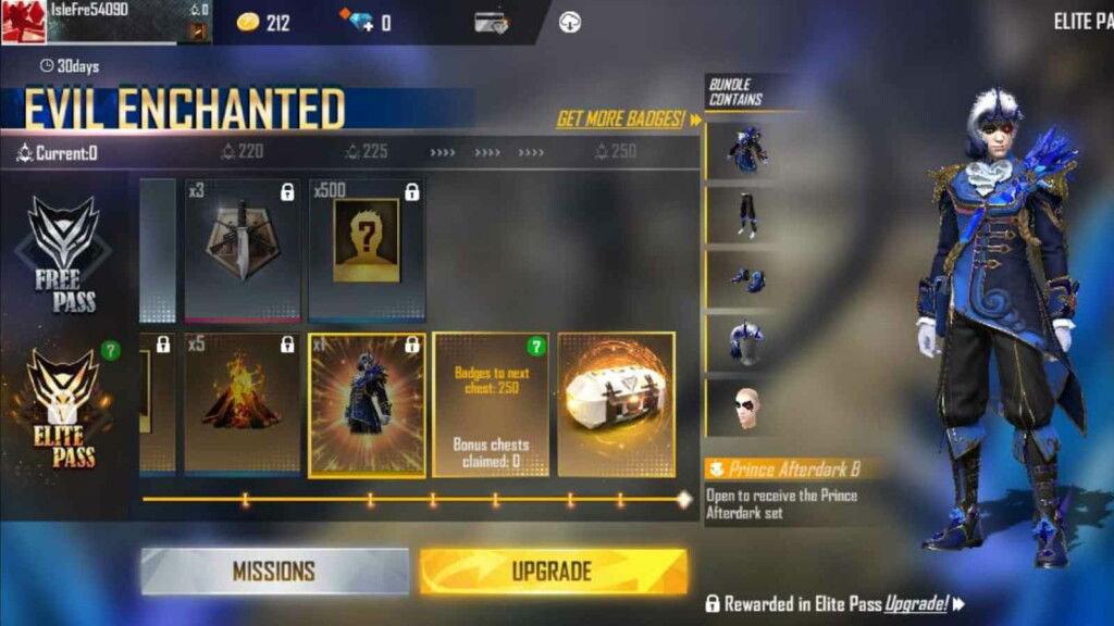 Free Fire Evil Enchanted Elite Pass for June 2021: All you need to know 2 Free Fire Evil Enchanted Elite Pass