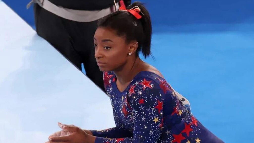 Simone Biles at Qualification in Tokyo Olympics