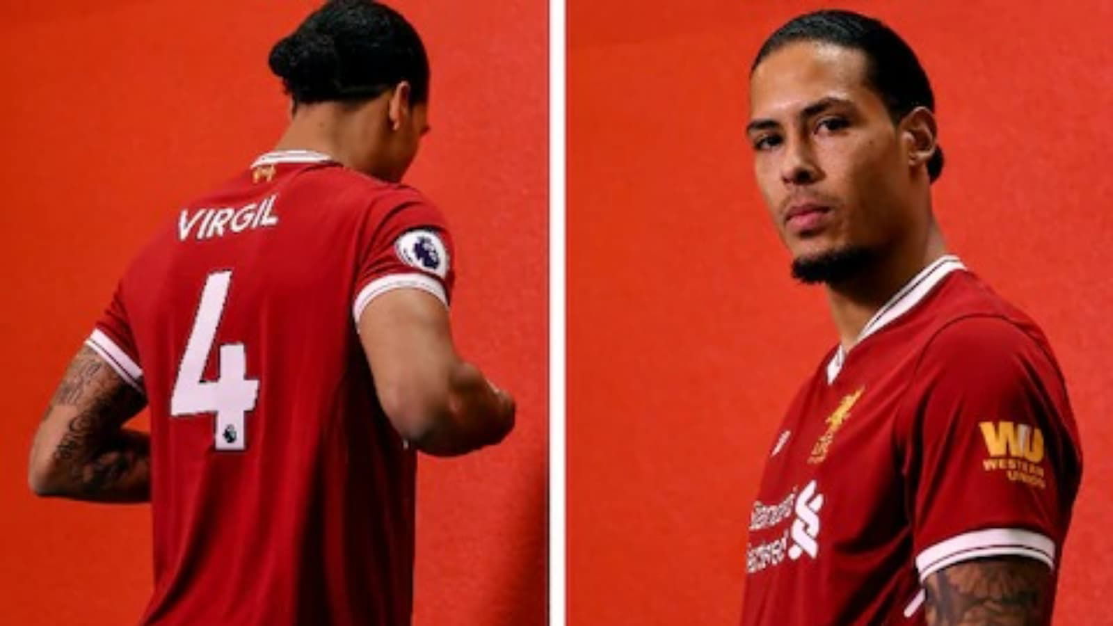 Why does Van Dijk have ‘Virgil’ on his Jersey?