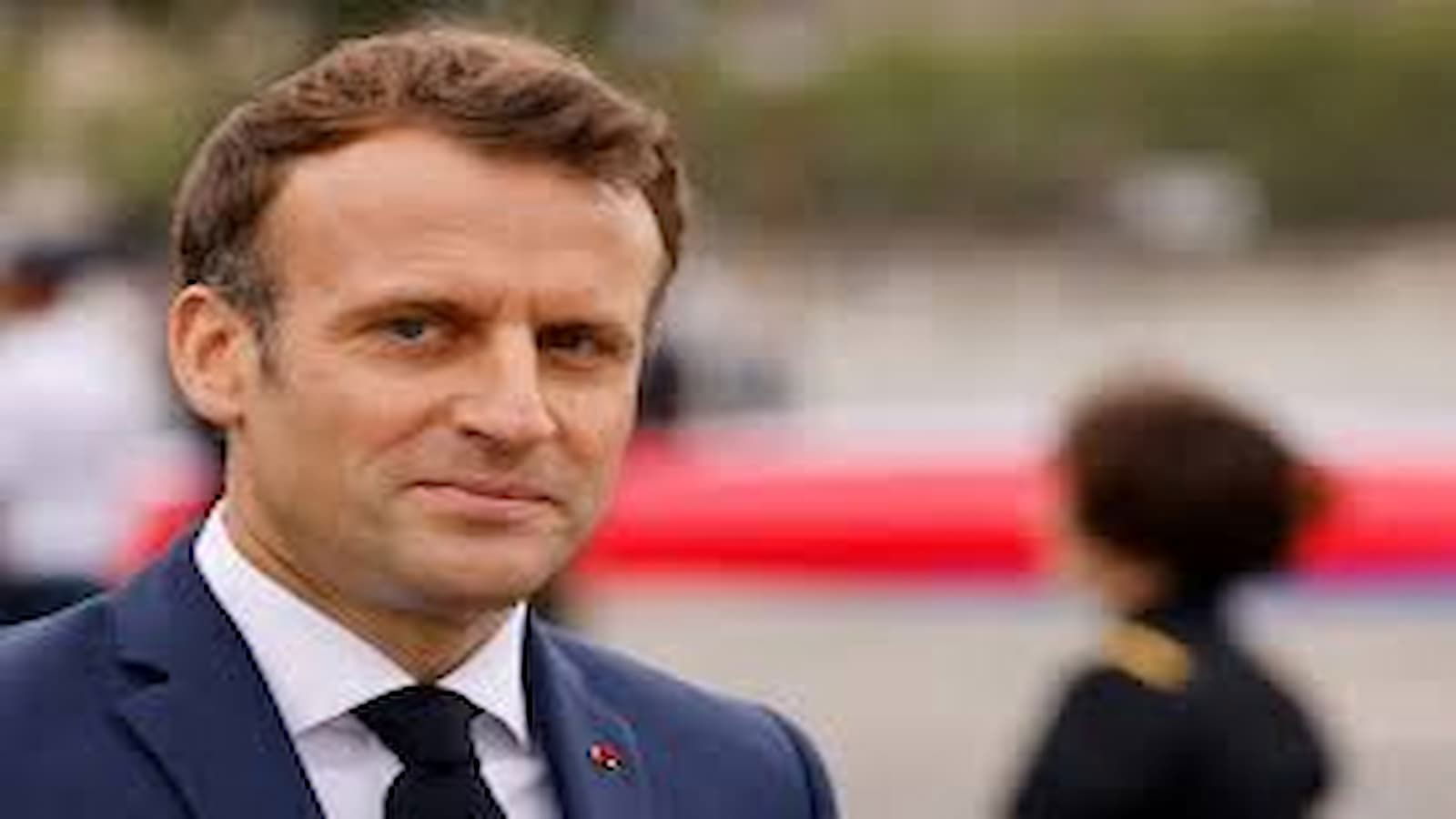 French President Emmanuel Macron arrives in Japan to attend Tokyo Olympics Opening Ceremony