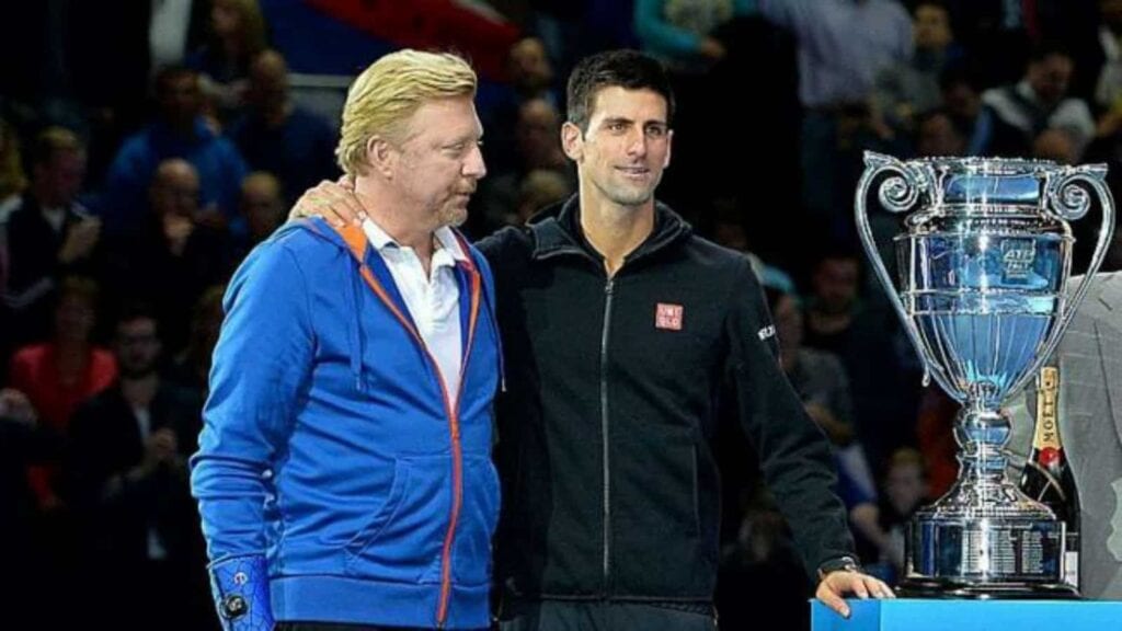 "The changing of the guard has already happened" Boris Becker speaks on the rise of the NextGen, predicts a new World No.1 at some point next year 1 Boris Becker and Novak Djokovic