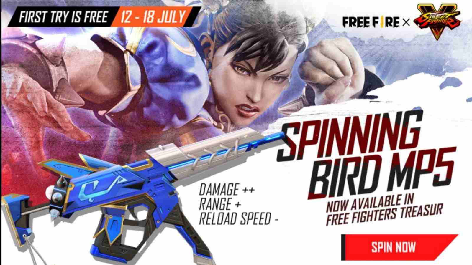 How to get the MP5 Spinning Bird in Free Fire Fighter’s Treasure?