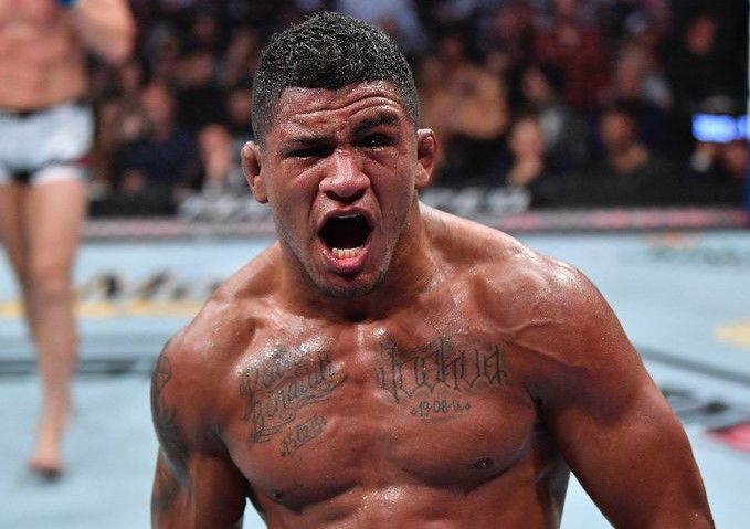 UFC 264 (Co-main event): Gilbert Burns relied on his wrestling to get the victory over Stephen Thompson