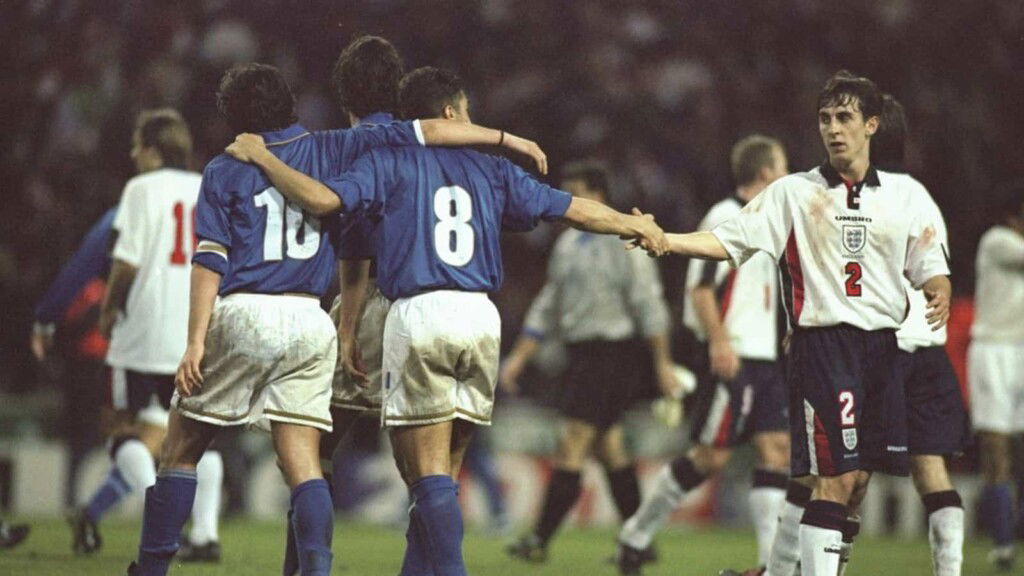 England vs Italy 1997 WCQ