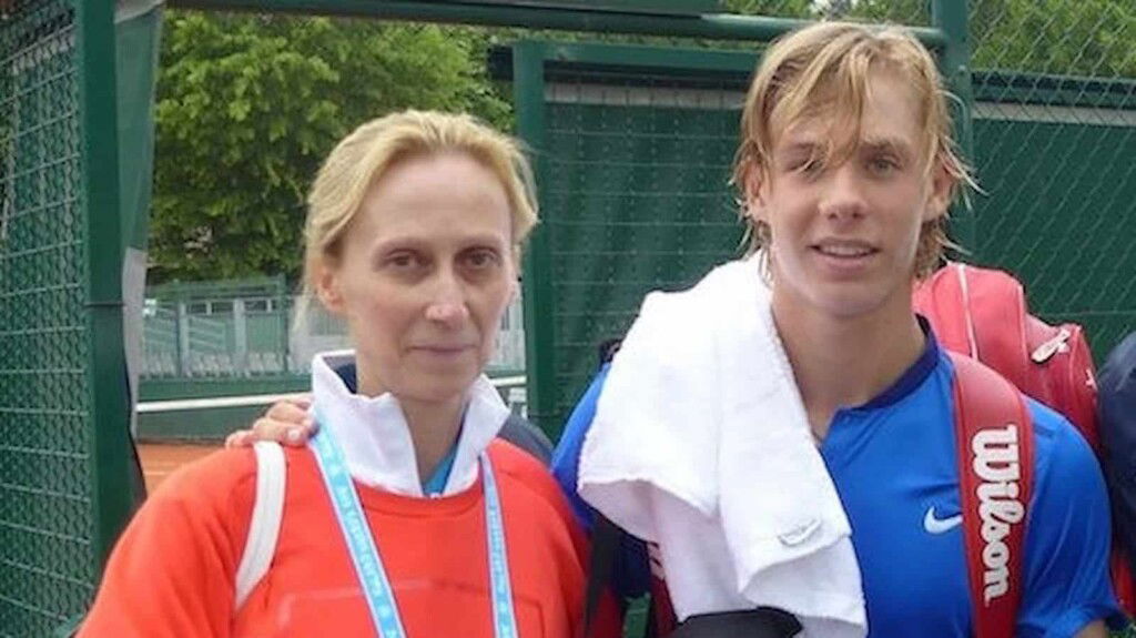 Denis Shapovalov's coach Tessa Shapovalova