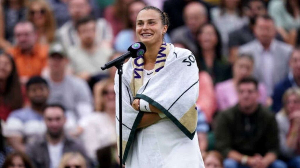 Wimbledon 2021: Aryna Sabalenka powers into her maiden grand slam semifinal, thrashes Ons Jabeur 1 Aryna Sabalenka