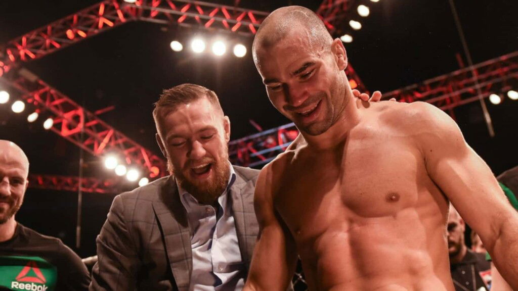 Conor McGregor with Artem Lobov