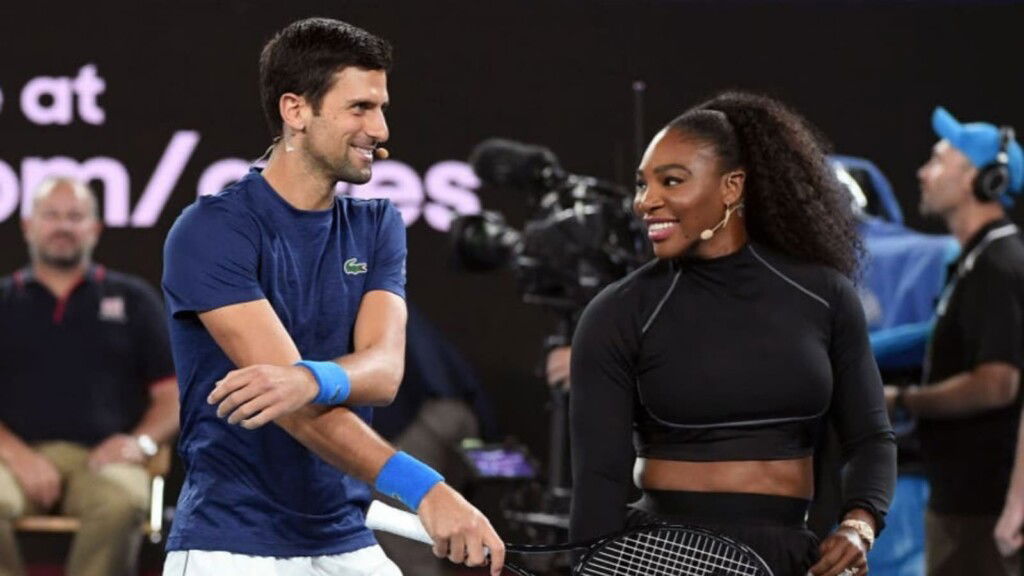 Novak Djokovic and Serena Williams