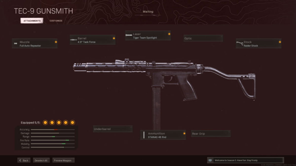 COD Warzone: The Best TEC-9 Warzone Loadout with Details 3 The Best TEC-9 Warzone Loadout with Details