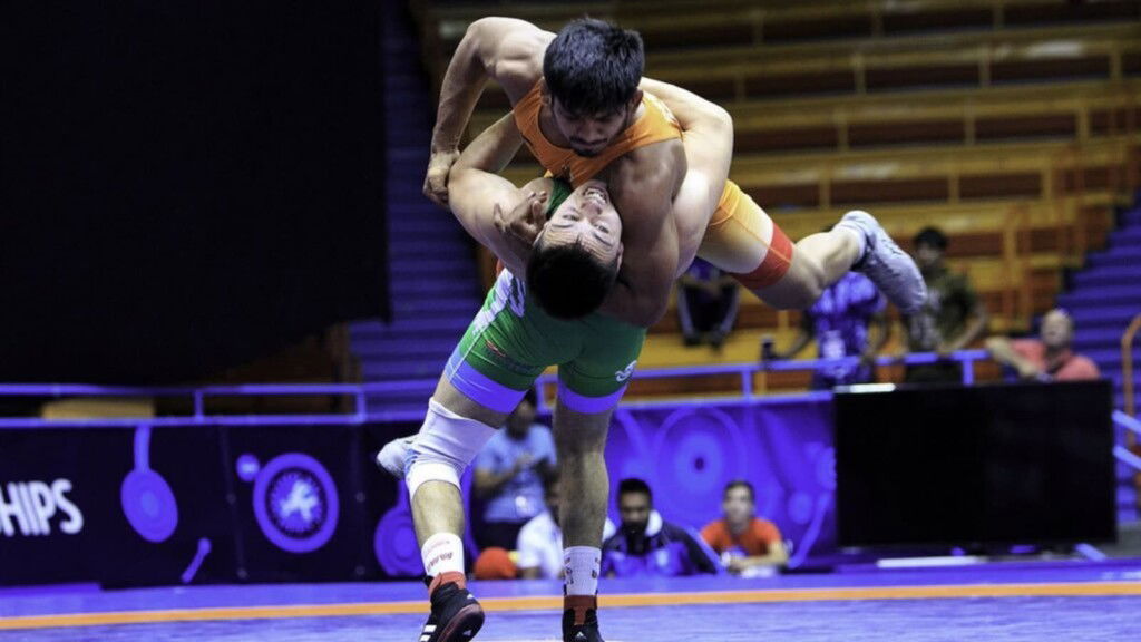 Yash at World Junior Wrestling Championships