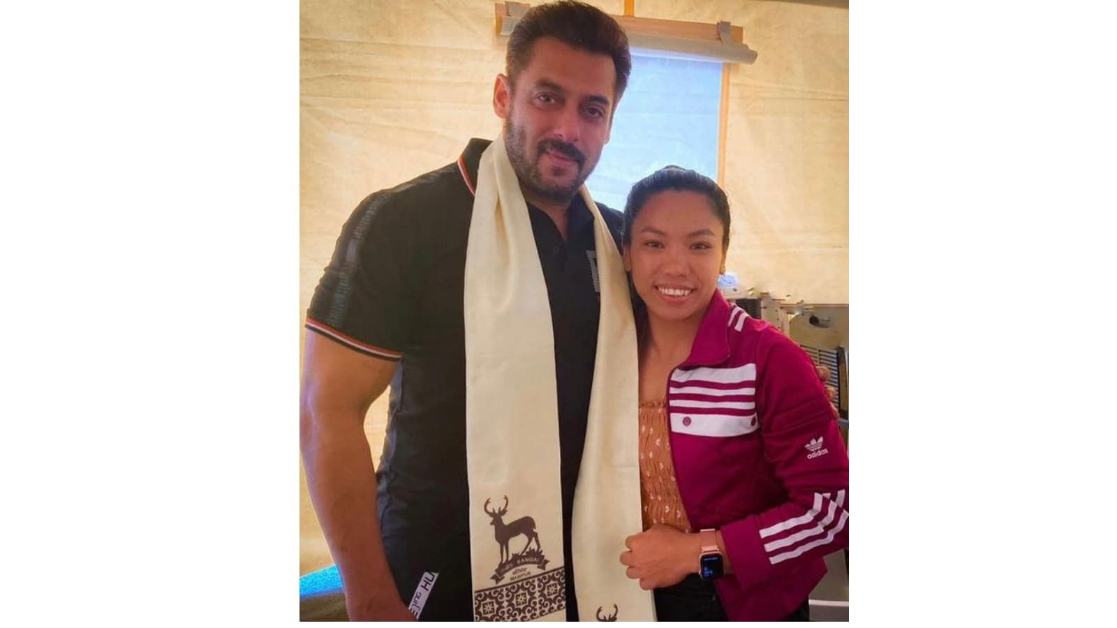 Salman Khan Trolled for Wearing Deer Scarf when Meeting Mirabai Chanu; What is the Actual Symbol Behind the Animal?