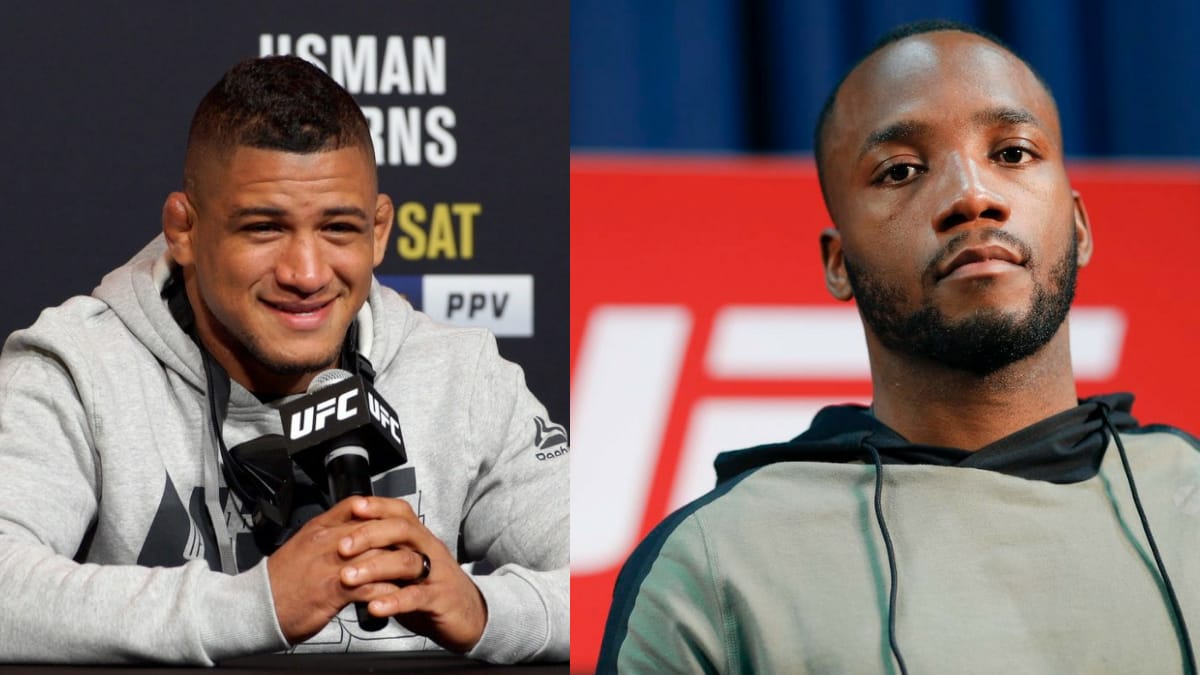 “Come get this smoke..Brummie c*nt,” Gilbert Burns and Leon Edwards have a war of words on Twitter over a potential fight
