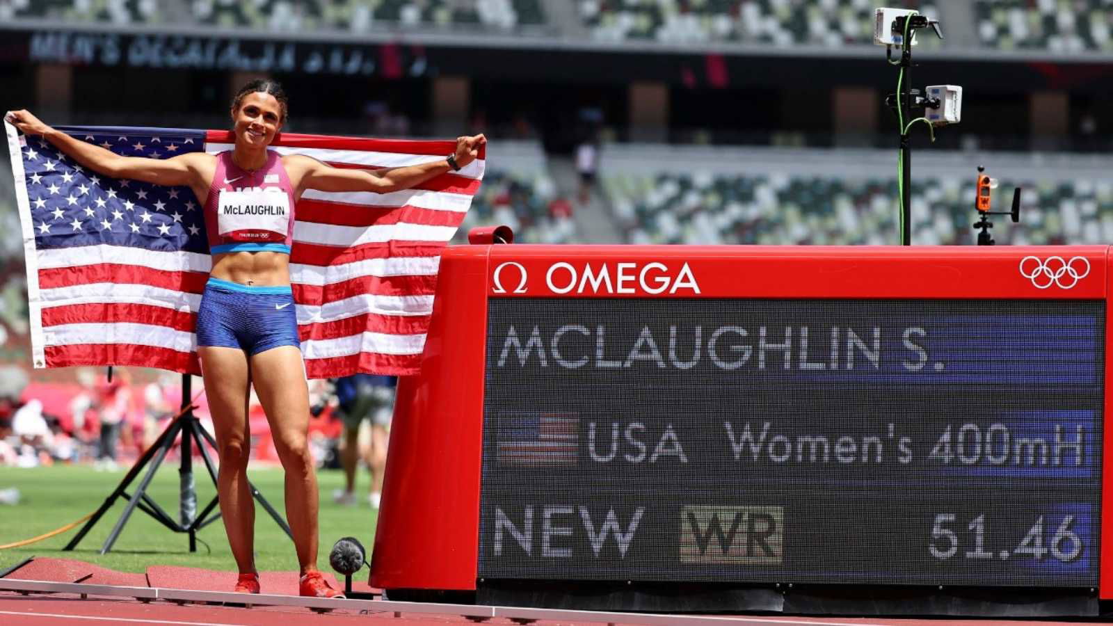 Tokyo Olympics:  Sydney McLaughlin is crowned the new 400m hurdles Olympic champion with a new world record