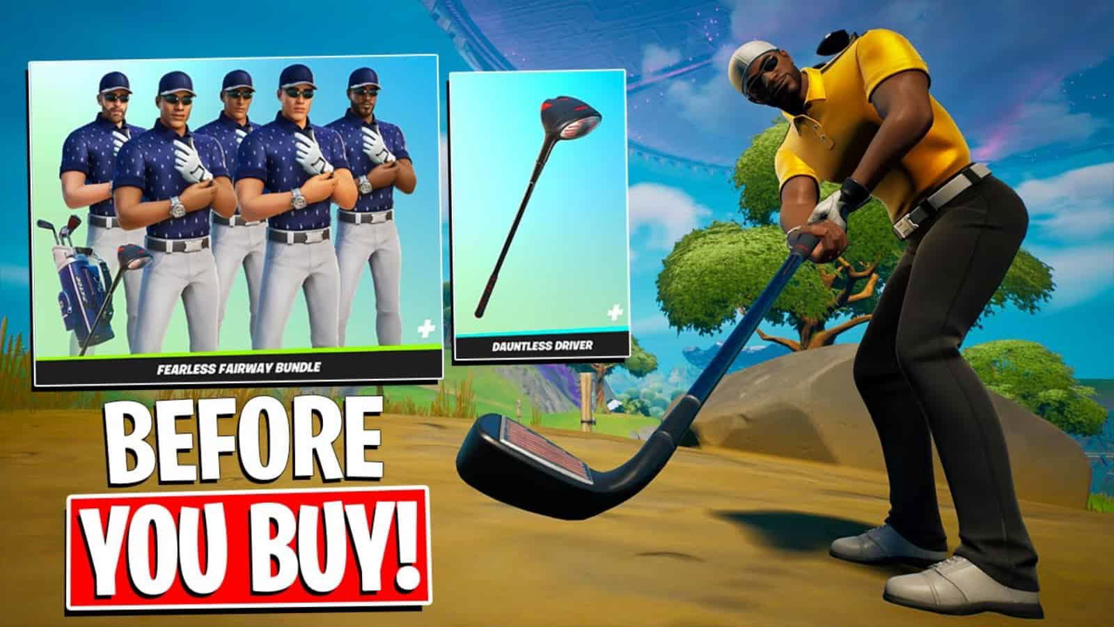 Fortnite Fearless Fairway Bundle: New Outfit Price, and Other Details 2 Fortnite Fearless Fairway Bundle: New Outfit Price, and Other Details