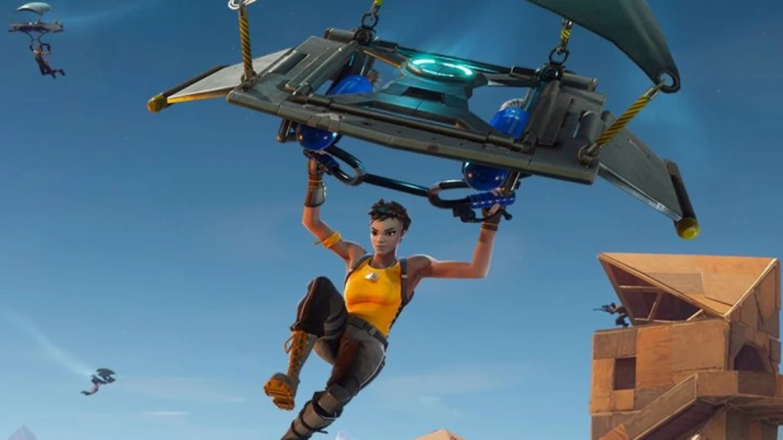 Fortnite Season 8 Teaser shows Gliding with a gun, an Unreleased Feature
