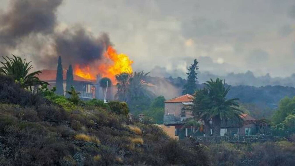 Volcanic eruption in La Palma