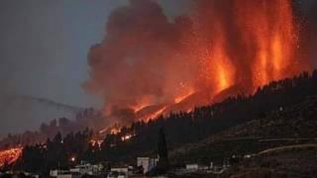 Volcanic eruption in La Palma