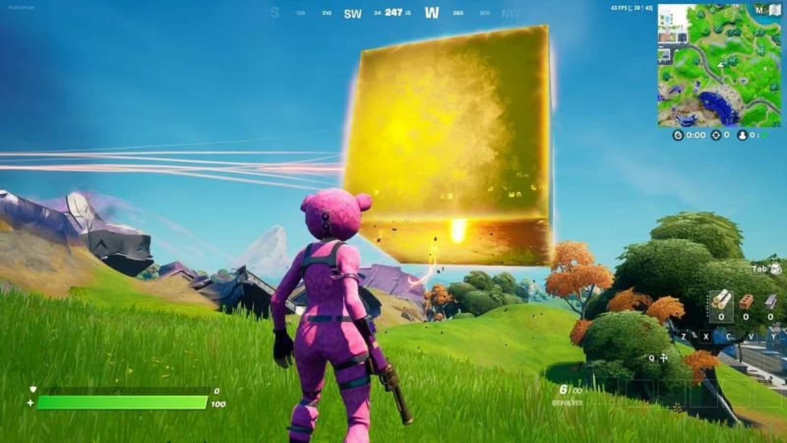 Fortnite Gold Cube Location and its Travel Path in Season 8
