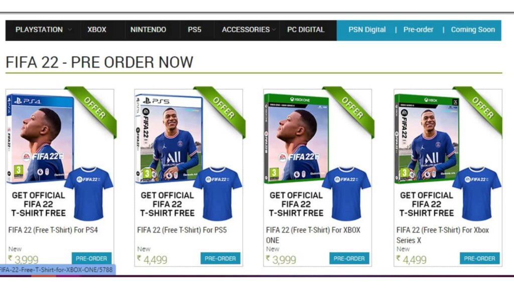 How to get official FIFA 22 Tshirt? 2 FIFA 22 Tshirt