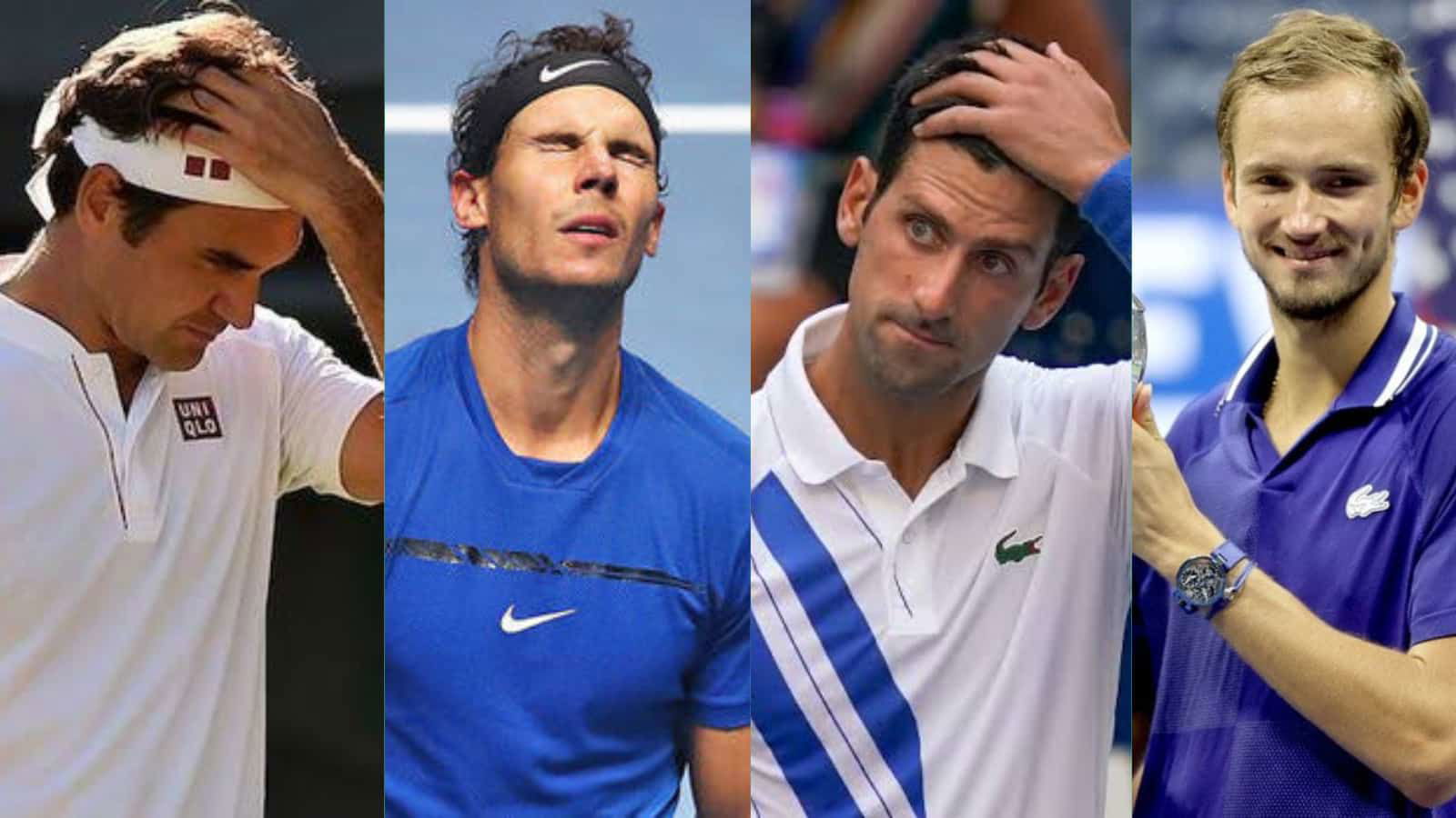 No Novak Djokovic, Roger Federer or Rafael Nadal in the Top-2 of the ATP rankings for the first time since 2003 as Daniil Medvedev and Alexander Zverev move to the top