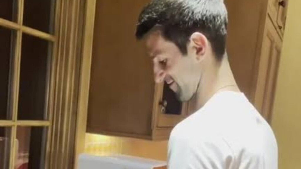 'This is how Novak meditates': Jelena Djokovic shares husband Novak's dishwashing session 1 Novak Djokovic