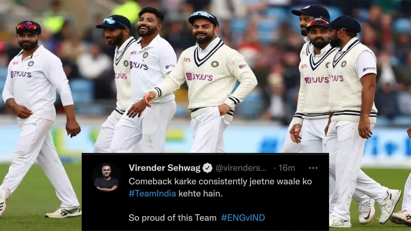 ENG vs IND: Twitter goes wild as India wins their first match at Oval in 50 years; thump England by 157 runs