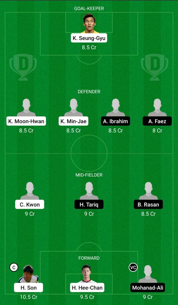 2022 World Cup Qualifiers: South Korea vs Iraq Dream11 Prediction, Playing XI, Teams, Preview, and Top Fantasy picks 1 2022 World Cup Qualifiers: South Korea vs Iraq Dream11 Prediction, Playing XI, Teams, Preview, and Top Fantasy picks