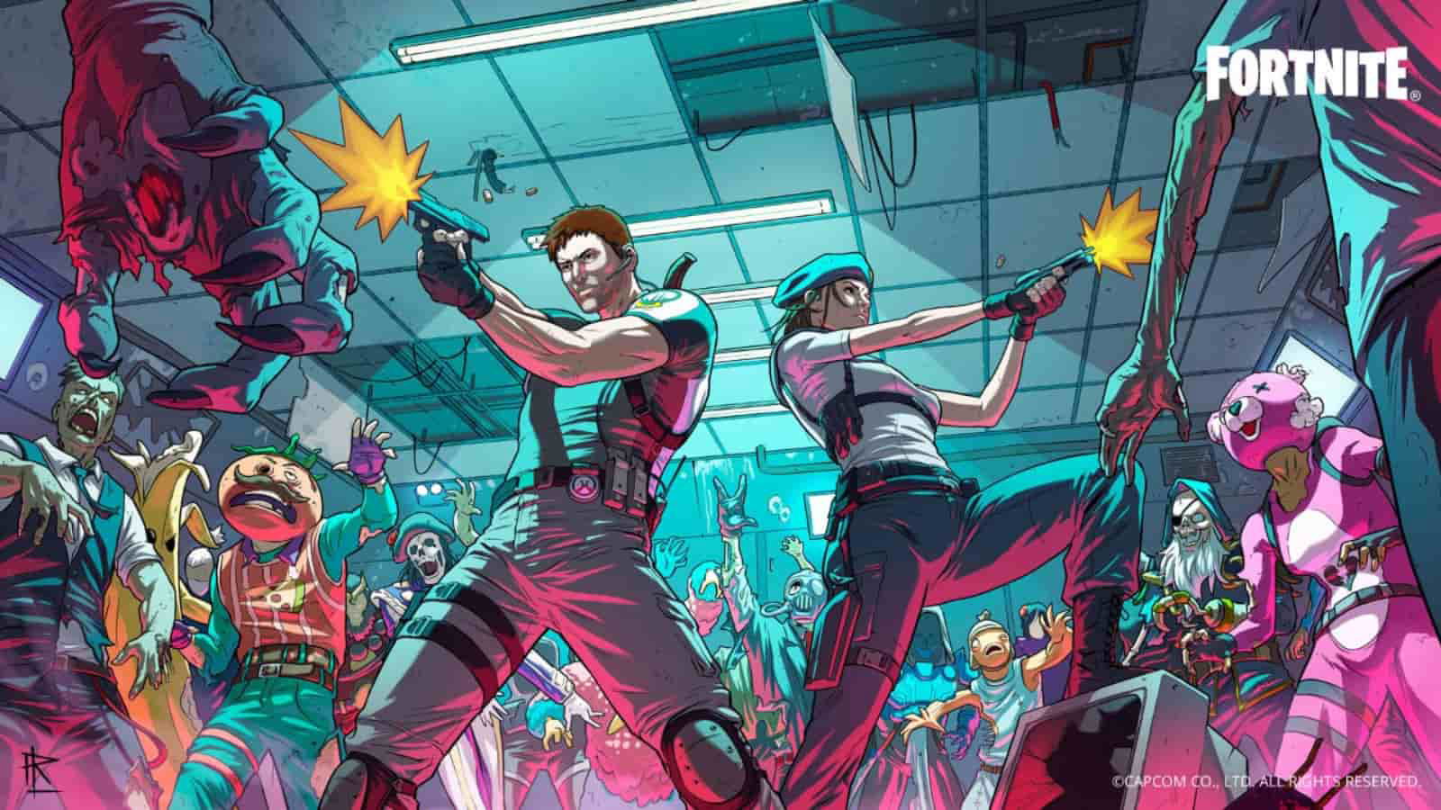 Fortnite S.T.A.R.S Team: New Chris Redfield And Jill Valentine Skins