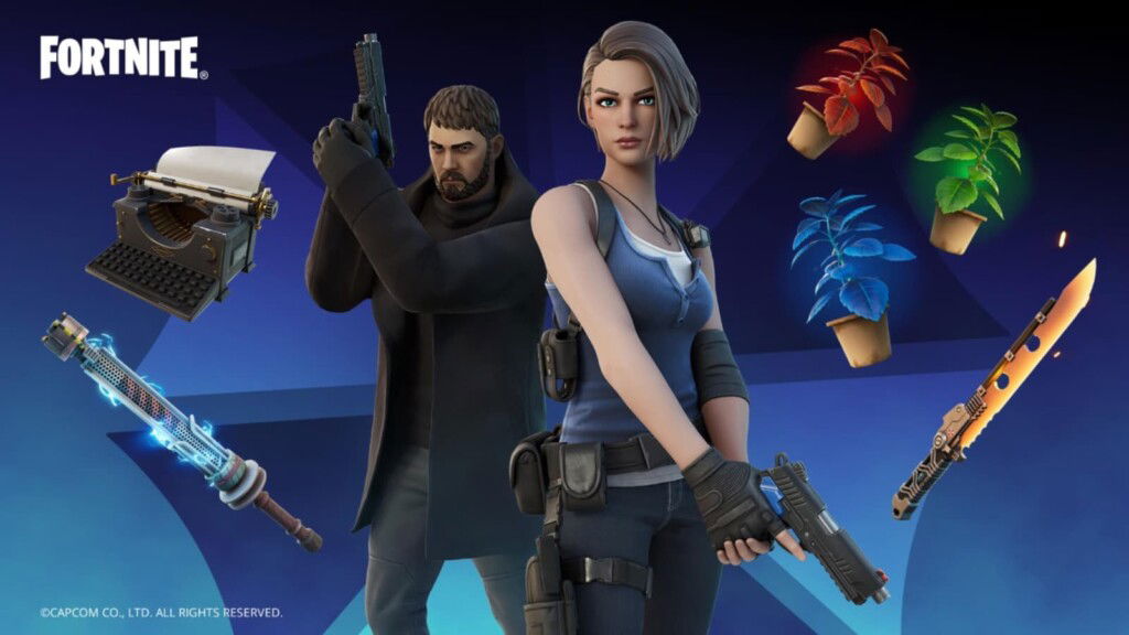 Fortnite S.T.A.R.S Team: New Chris Redfield And Jill Valentine Skins 1 Fortnite S.T.A.R.S Team