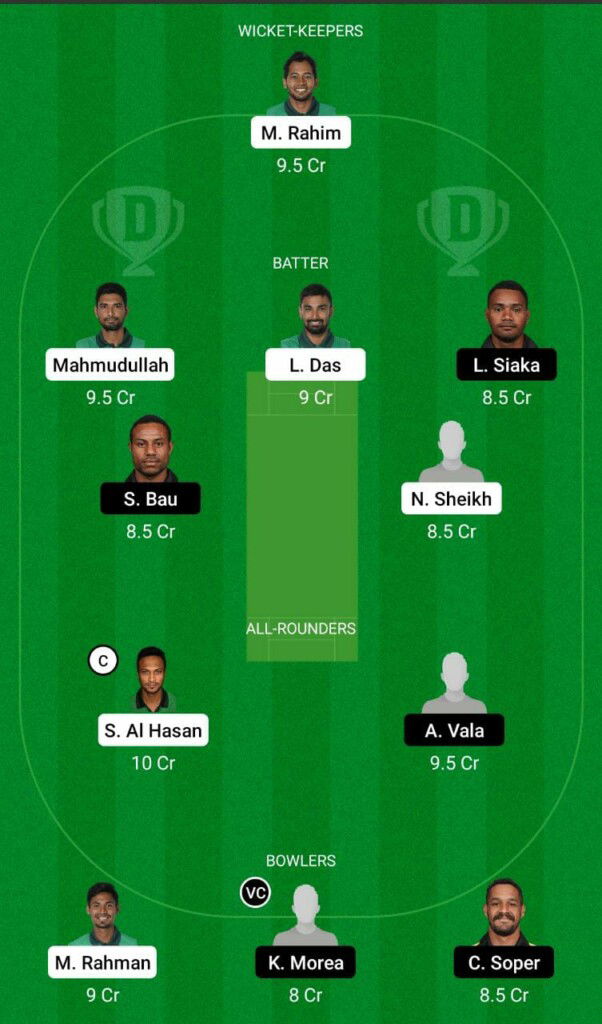 T20 WC: BAN vs PNG Dream11 Team Prediction, Fantasy Cricket Tips and Playing 11 Updates 1 BAN vs PNG Dream11