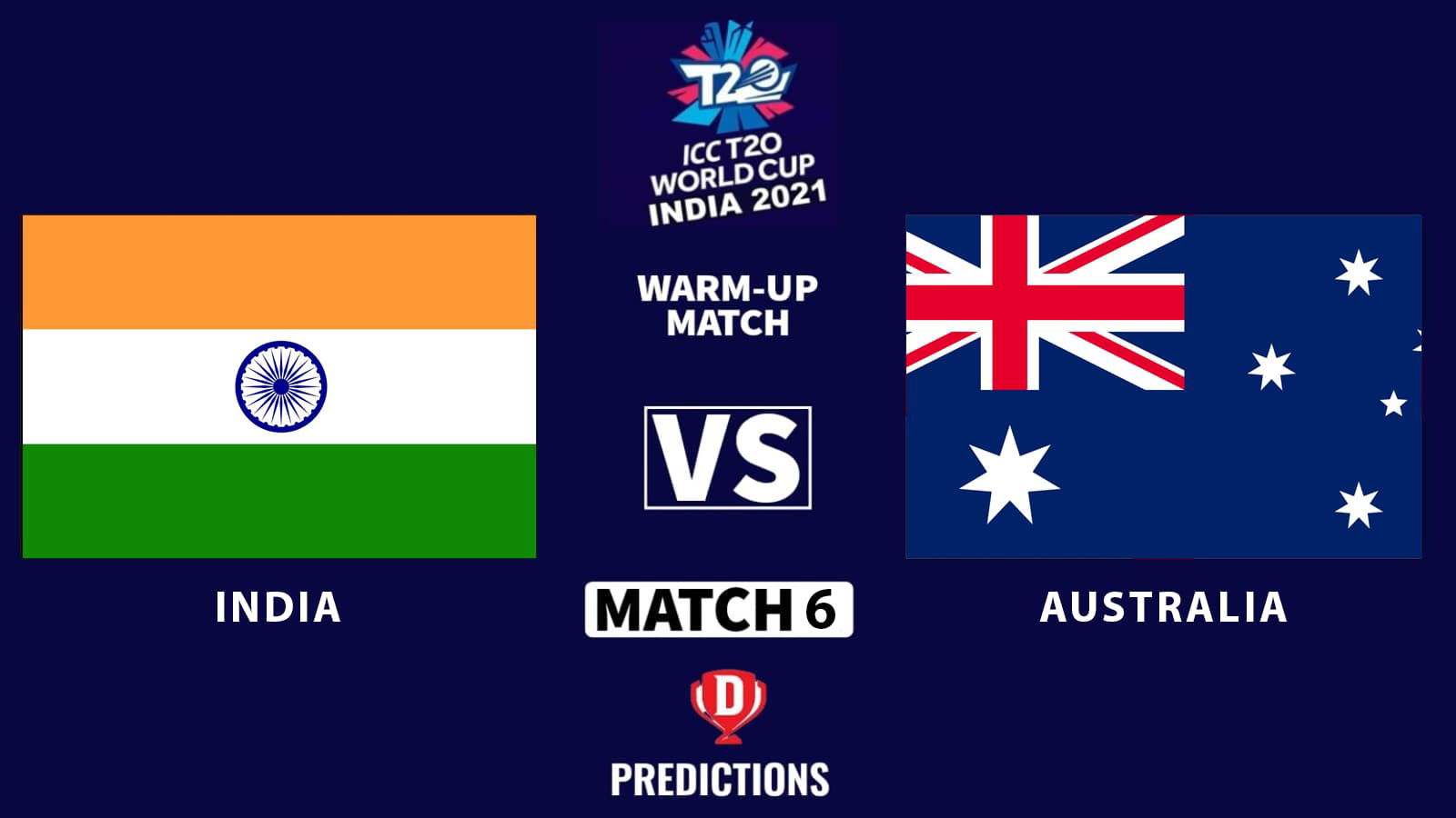 T20 World Cup: Warm-up Match – IND vs AUS Dream11 Team Prediction, Fantasy Cricket Tips and Playing 11 Updates