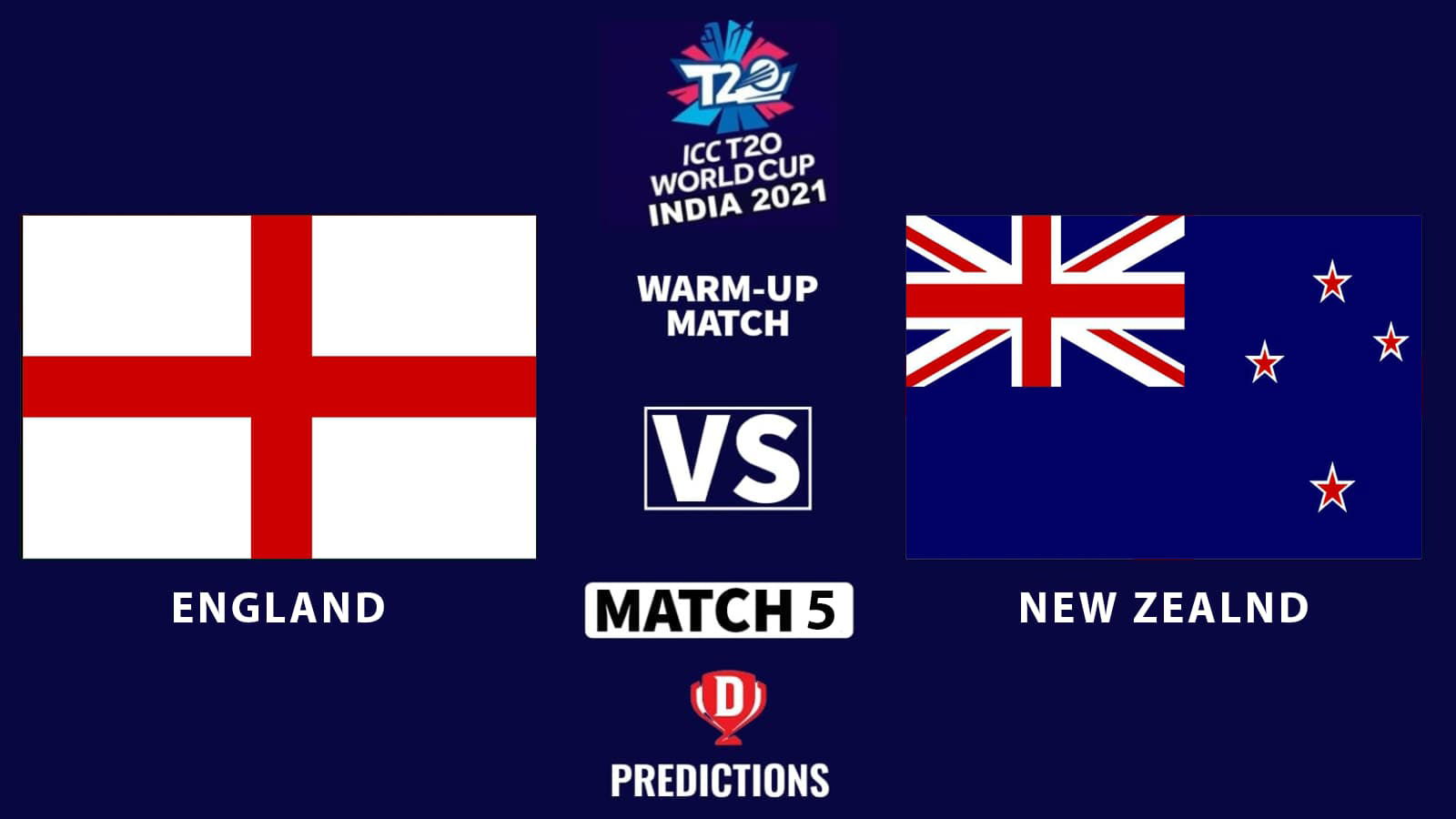 T20 World Cup: Warm-up Match – ENG vs NZ Dream11 Team Prediction, Fantasy Cricket Tips and Playing 11 Updates