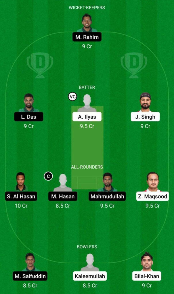 T20 WC: OMN vs BAN Dream11 Team Prediction, Fantasy Cricket Tips and Playing 11 Updates 2 OMN vs BAN Dream11