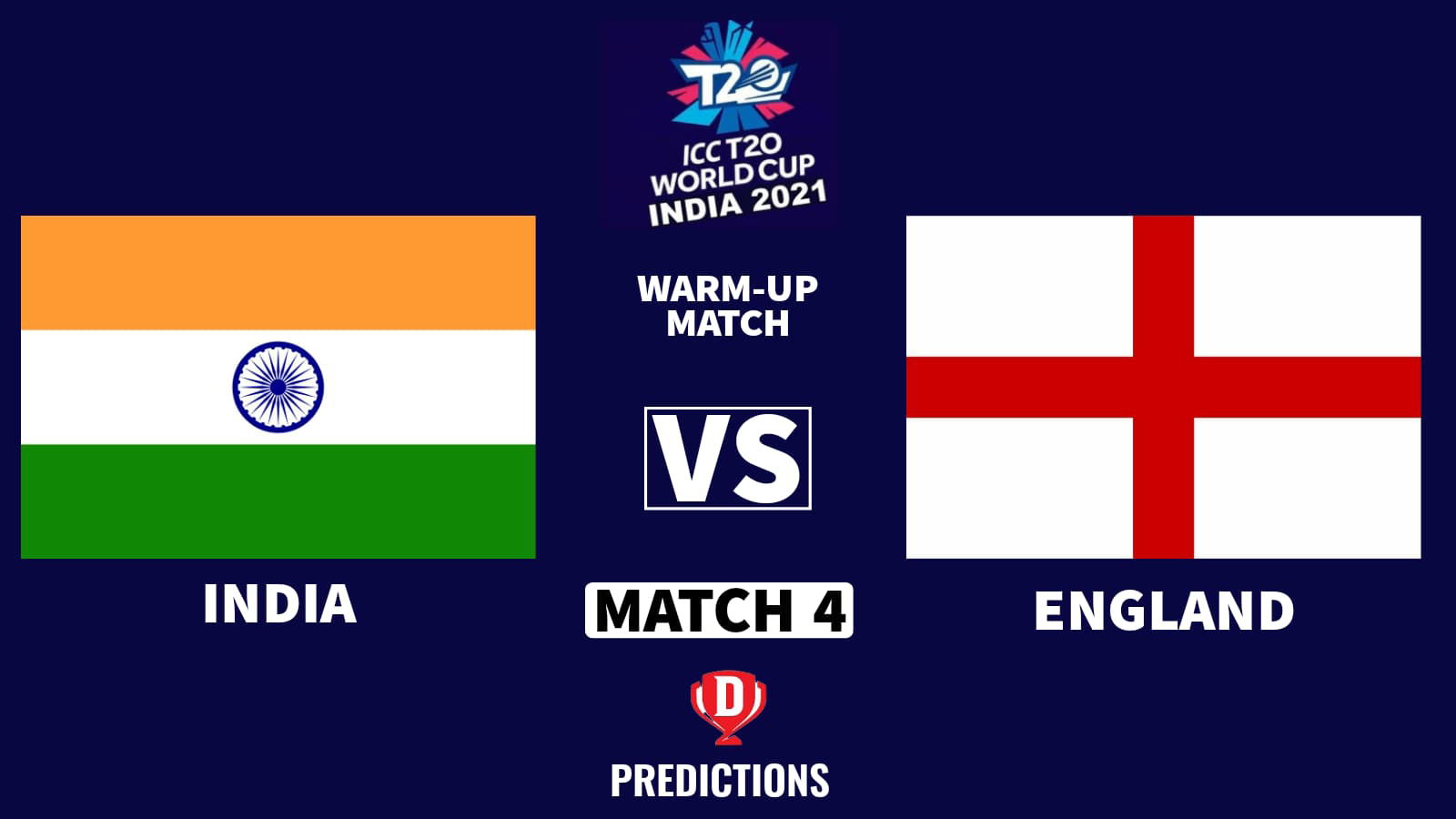 T20 World Cup: Warm-up Match – IND vs ENG Dream11 Team Prediction, Fantasy Cricket Tips and Playing 11 Updates