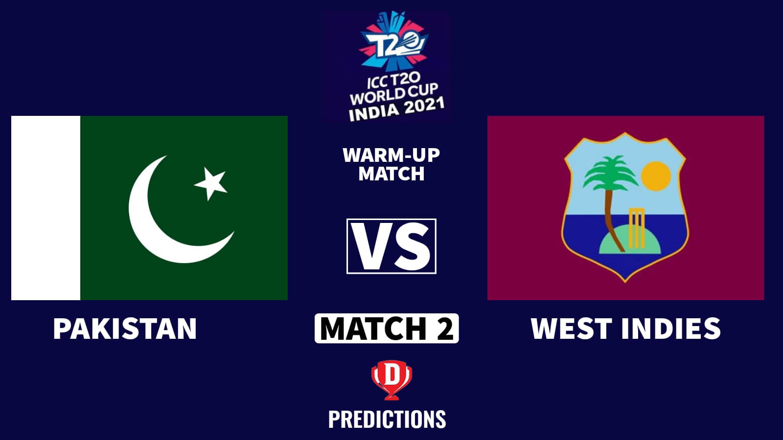 T20 World Cup: Warm-up Match – PAK vs WI Dream11 Team Prediction, Fantasy Cricket Tips and Playing 11 Updates