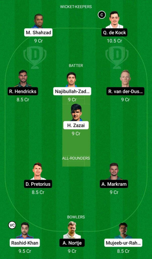 T20 World Cup: Warm-up Match - AFG vs SA Dream11 Team Prediction, Fantasy Cricket Tips and Playing 11 Updates 1 AFG vs SA Dream11