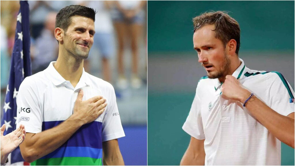 Novak Djokovic and Daniil Medvedev