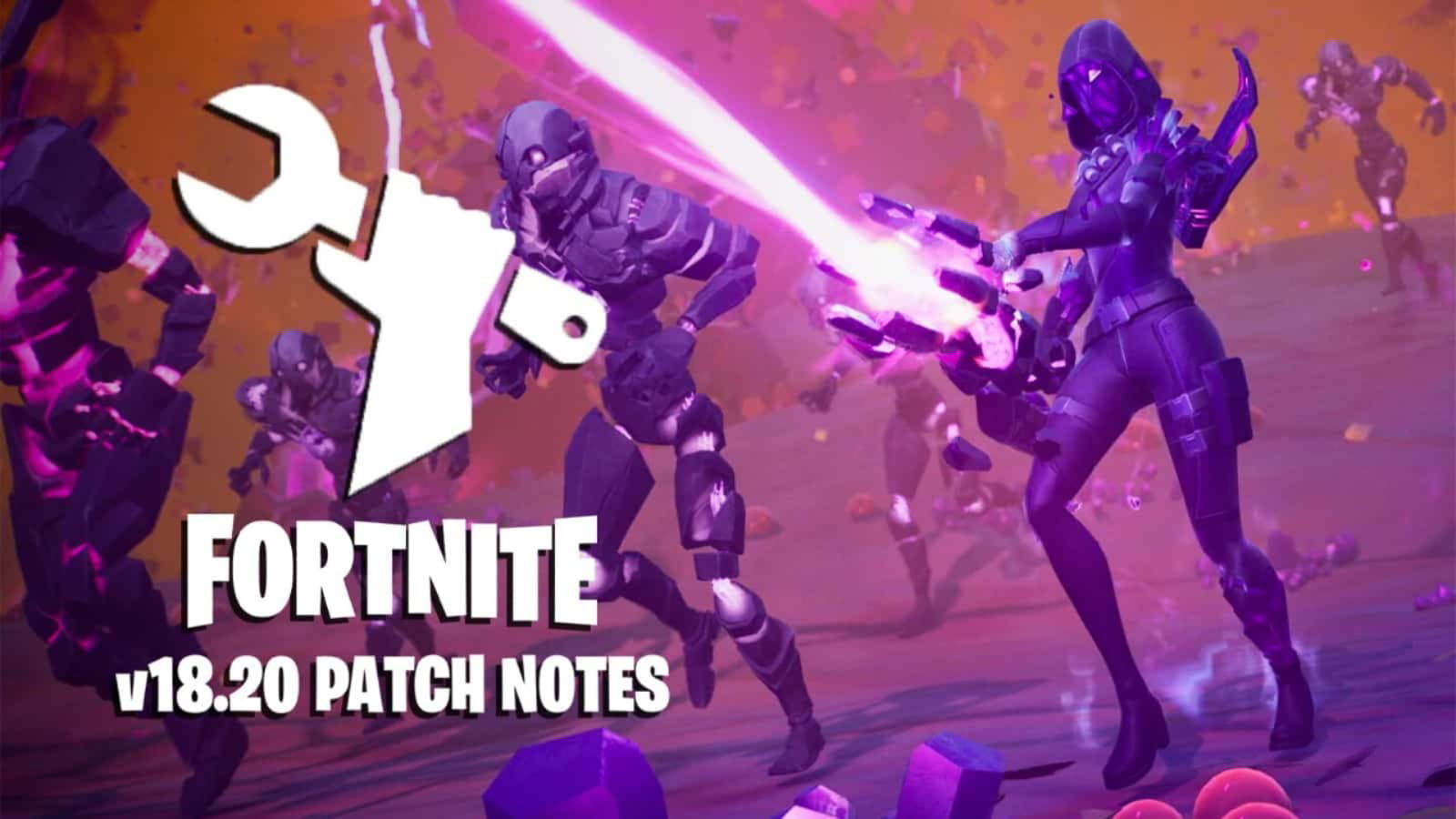 Fortnite New Update: 18.20 Patch notes, New War Effort Weapons