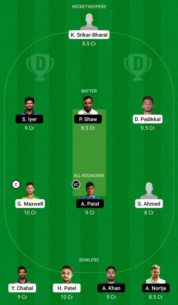 IPL 2021: RCB vs DC Dream11 Team Prediction, Fantasy Cricket Tips and Playing 11 Updates 1 RCB vs DC Dream11