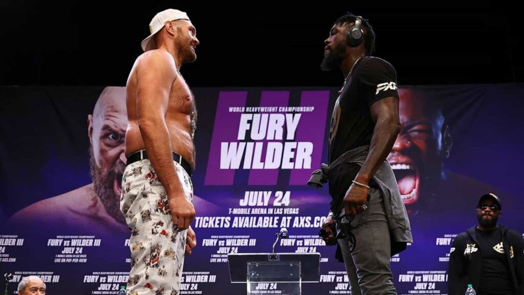 Tyson Fury and Deontay Wilder