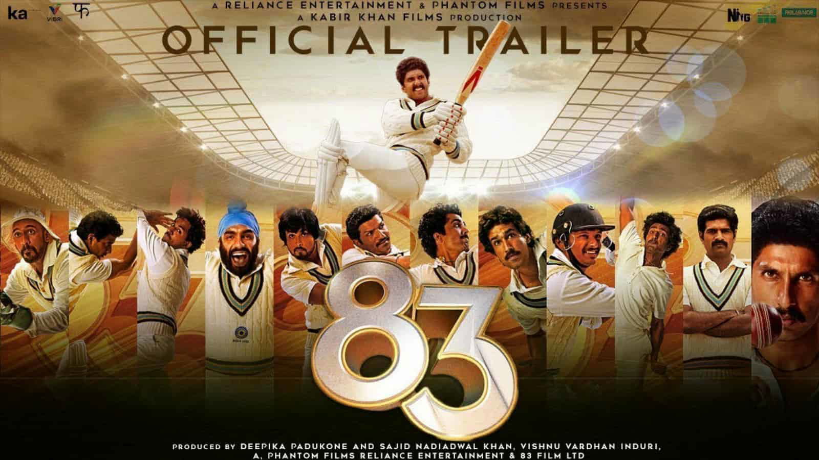 83 Trailer: Ranveer Singh as Kapil Dev all set to leave fans in tears and goosebumps