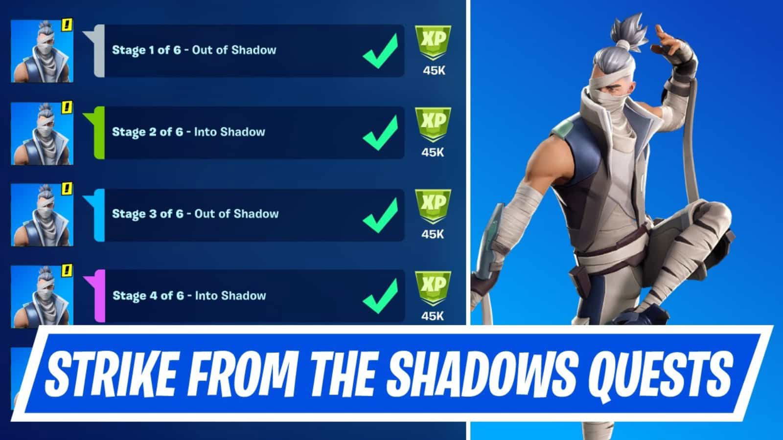 How to complete Fortnite Strike From The Shadows Punchcard quests in Season 8 2 How to complete Fortnite Strike From The Shadows Punchcard quests in Season 8