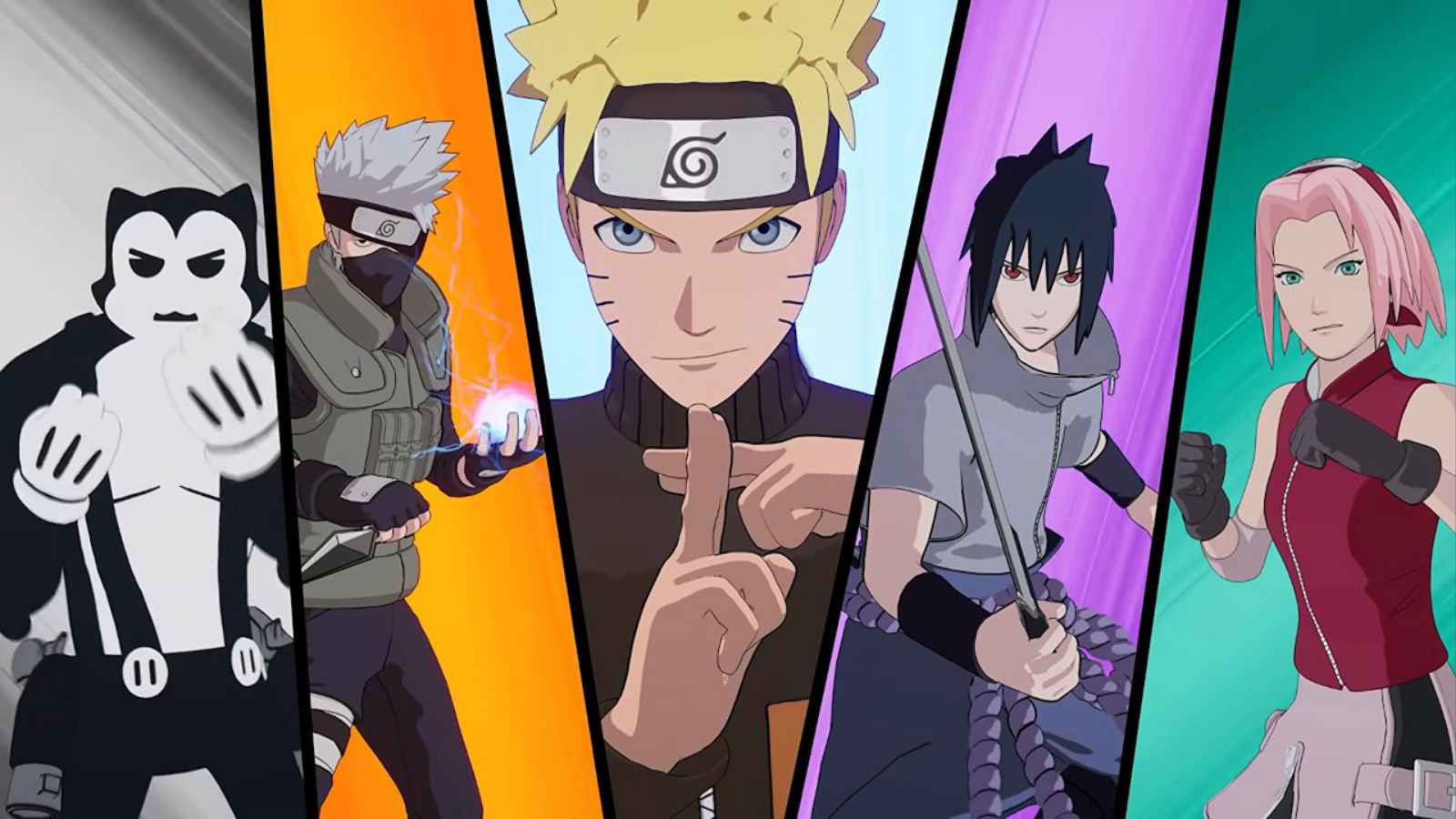 Fortnite Naruto and Team 7 Skin Bundles in Season 8