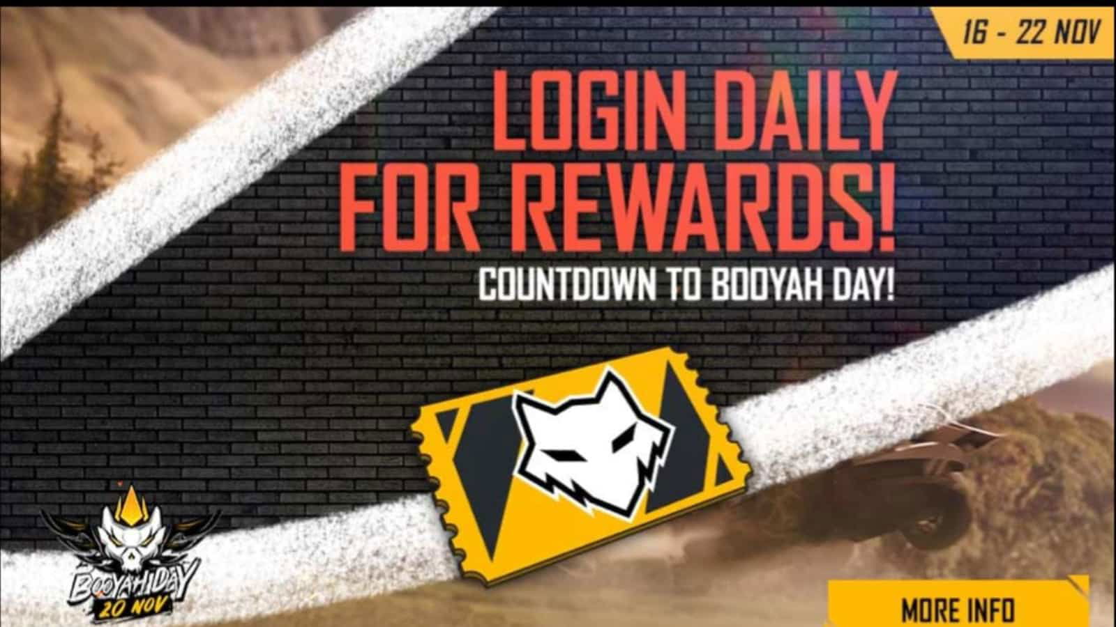 Free Fire Booyah Day 2021 Daily Login Rewards!