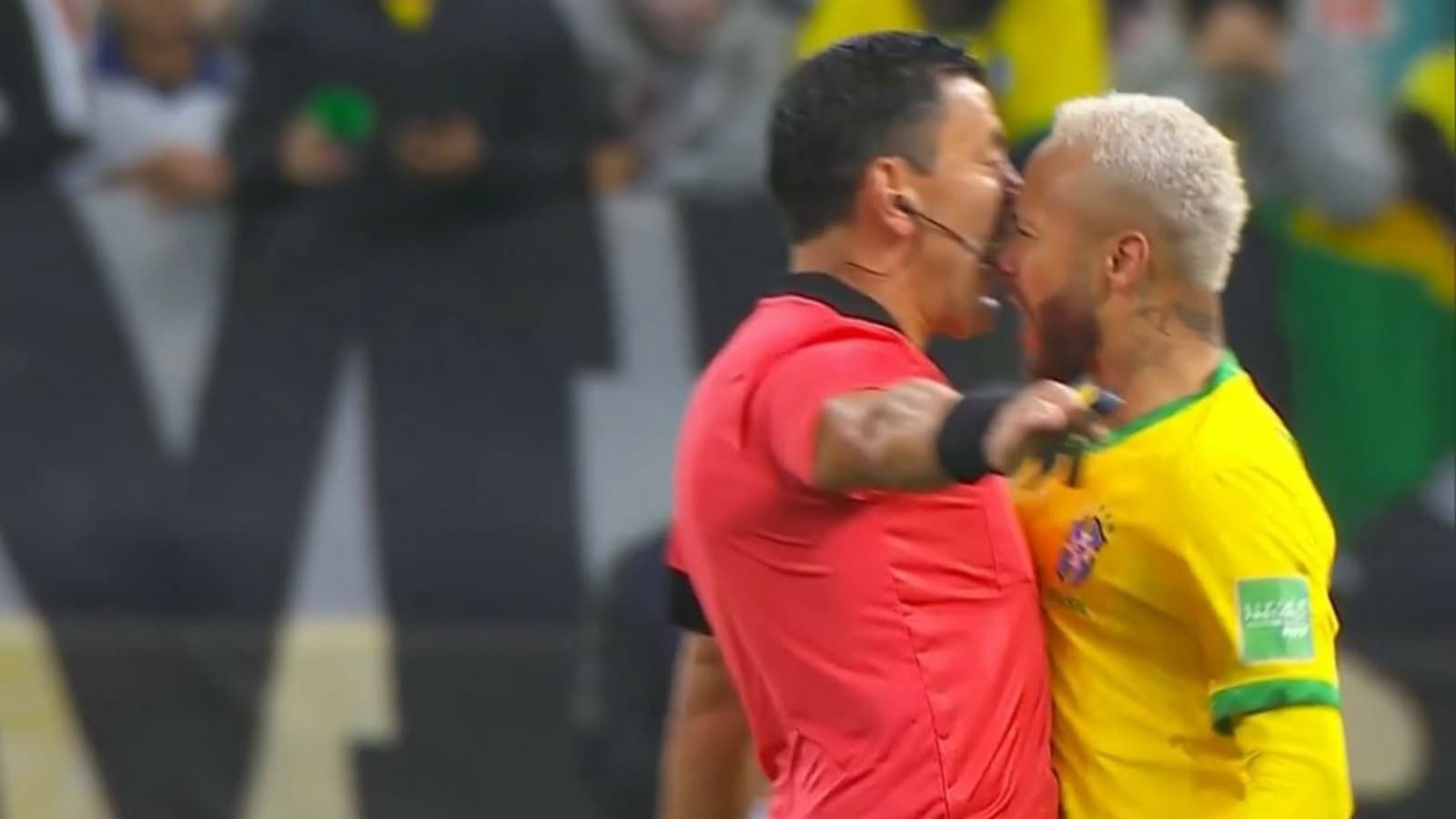 WATCH: Neymar furiously confronts referee in Brazil’s victory over Colombia in World Cup qualifier