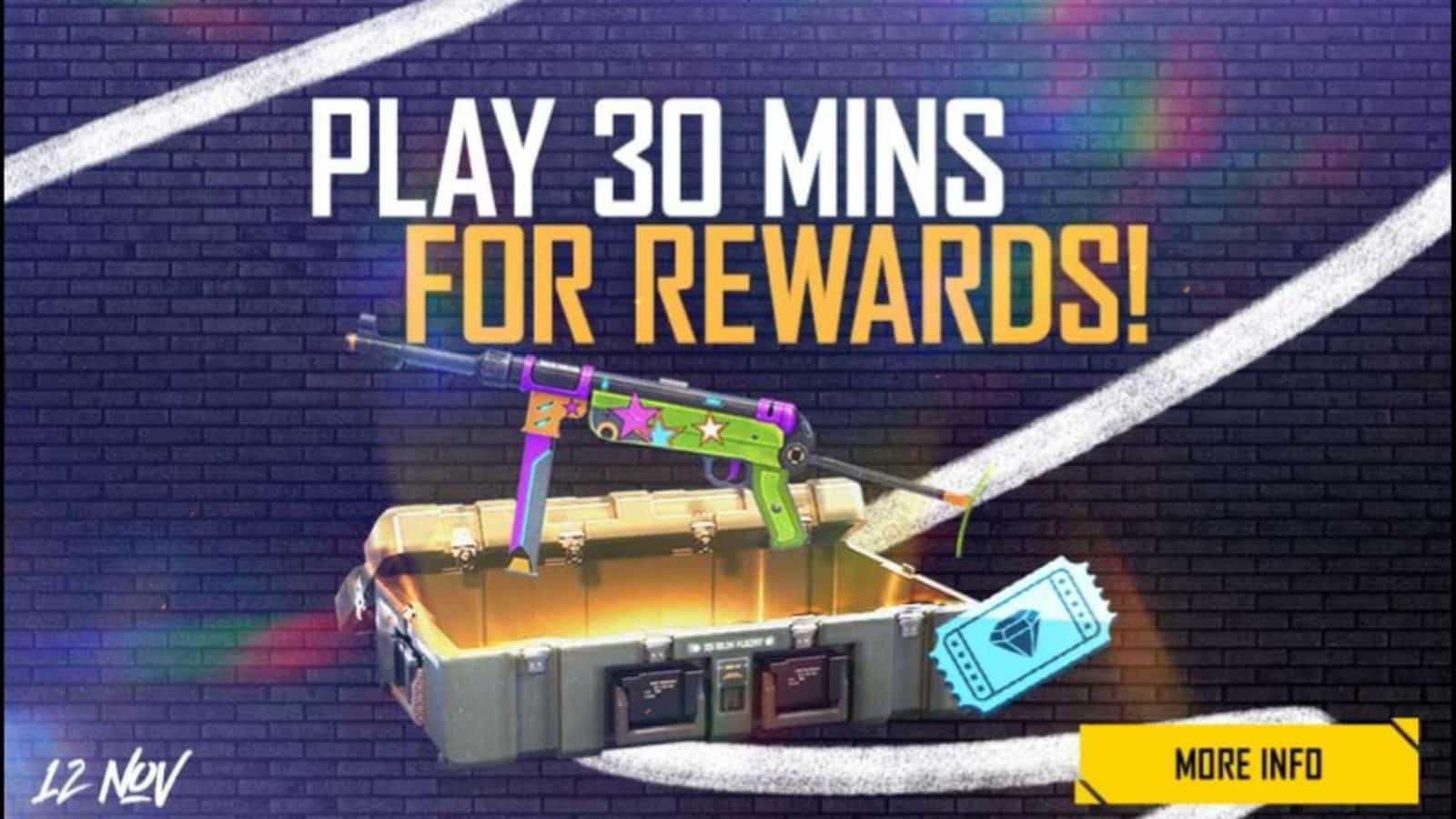 How to get the MP 40 New Year Weapon Loot Crate in Free Fire?